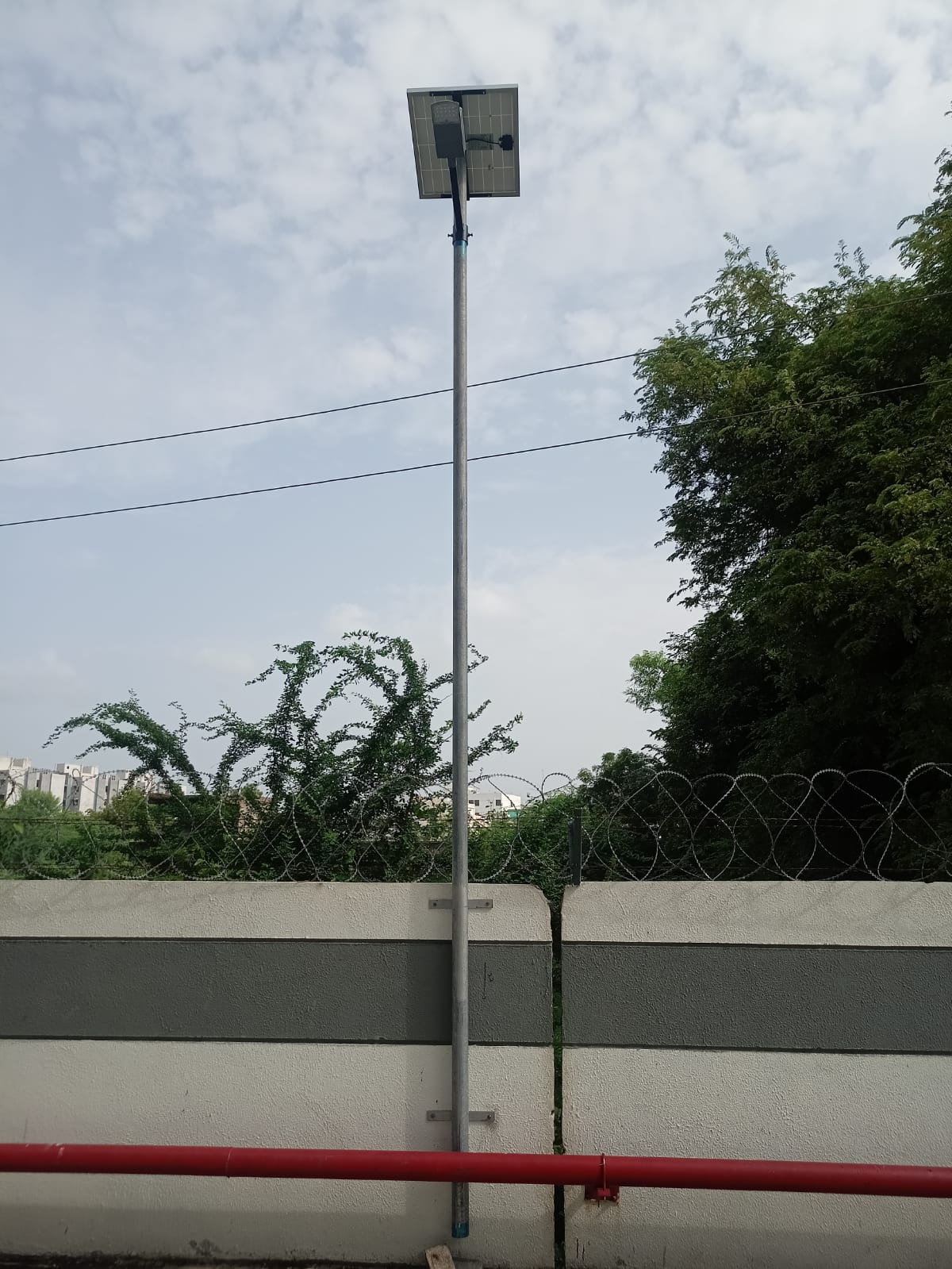 9 watt solar street light